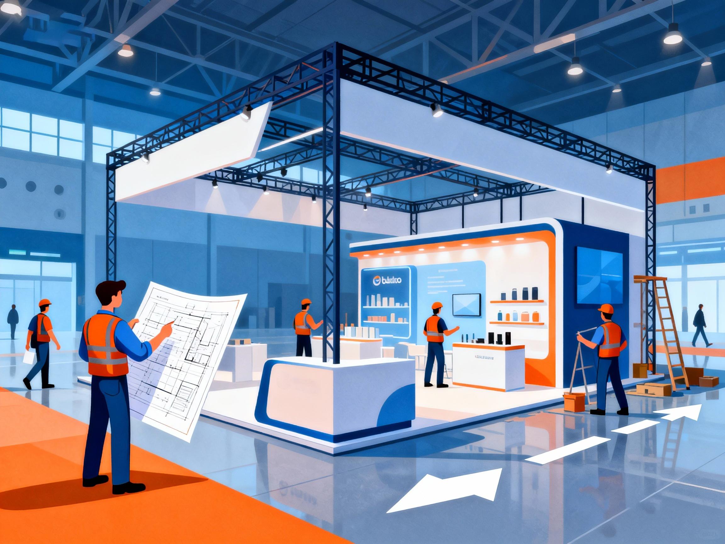 国外展台搭建需要注意哪些事项？包含从筹备展会到撤展的时间节点、关键动作和注意事项，方便你直接对照执行。